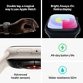 thumbnail image 5 of Restored Apple Watch Series 9 (GPS + Cellular) 45mm Starlight Aluminum Case with Starlight Sport Band with Blood Oxygen - S/M - Starlight Good, 5 of 5