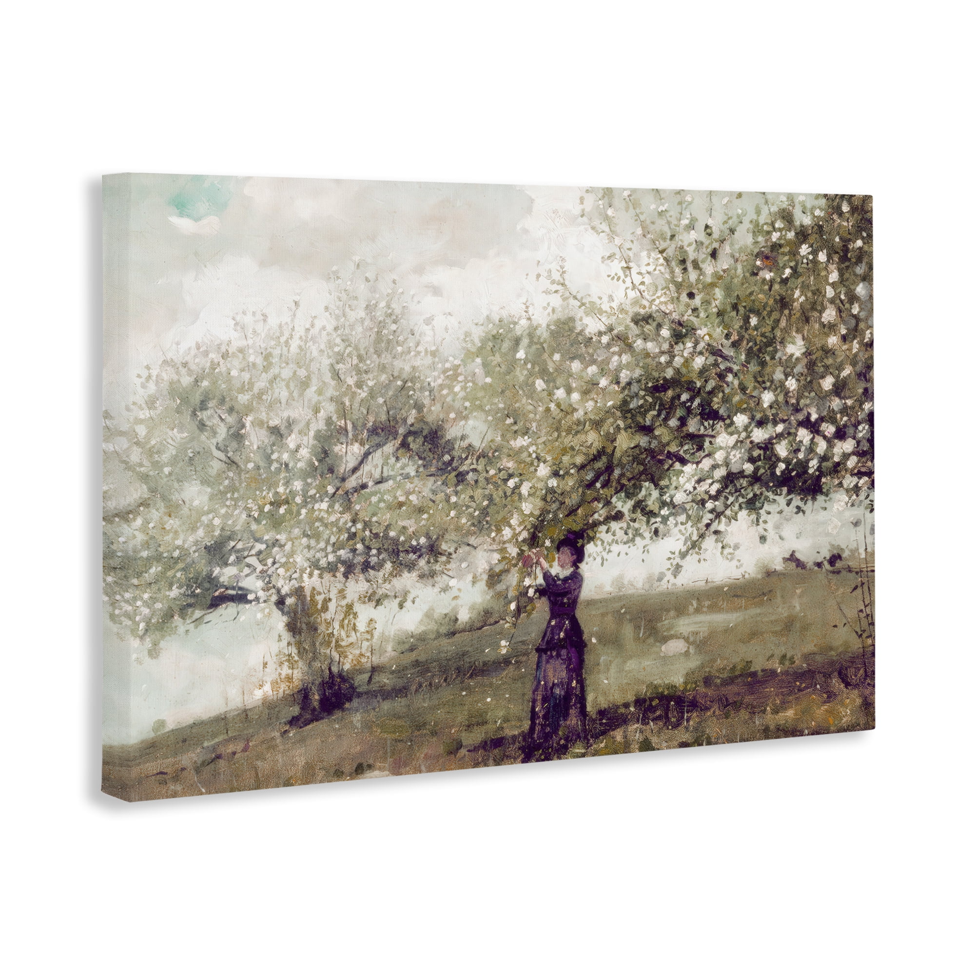 Stupell Industries Vintage Gathering Spring Blossoms Canvas Wall Art, design by Leah Straatsma