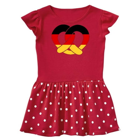 

Inktastic German Flag in Pretzel Shape Gift Baby Girl Dress