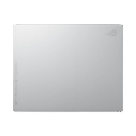 ASUS ROG Moonstone Ace L Glass Gaming Mouse Pad, Ultra-smooth Surface, Noise-Reducing Design, 9H Tempered Glass, Impact & Scratch Resistant, Anti-slip Silicone Base, 500 x 400 mm, Moonlight White