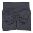 thumbnail image 7 of Women High Waisted Workout Shorts Butt Lifting Tummy Control Athletic Yoga Gym Shorts Navy Blue L, 7 of 7