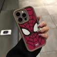 thumbnail image 3 of Funda de teléfono suave de araña de dibujos animados de Color sólido, funda de teléfono anticaída todo incluido para iPhone 15, 14, 13, 12, 11 Pro Plus Pro Max, X, XS, XR, 3 of 5