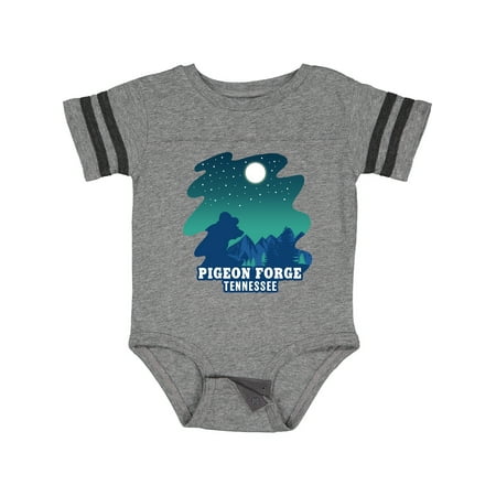 

Inktastic Smoky Mountains Pigeon Forge Tennessee with Bear Gift Baby Boy or Baby Girl Bodysuit