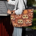 thumbnail image 6 of Rocae Brown Owl for Large Women's Waterproof Beach Bag Tote with 7 Pockets Pool Bag for Travel Gym Vacation, 6 of 6