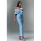 thumbnail image 4 of Vestido Uara maxi con hombros descubiertos y lazo para mujer, 4 of 6