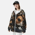 thumbnail image 3 of Balery Steampunk Squirrel Pilot Men's Women's UPF 50+ Sun Protection Lightweight Hoodie Performance Long Sleeve Shirt for Fishing Running-X-Large, 3 of 7