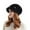 Black, variant on Women's Winter Outdoor Warm Hat Wide Brim Earflap Fashion Postpartum Pile Cap Winter Hats for Women Black