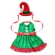 thumbnail image 3 of Funda para botella de vino navideña con sombrero, suave funda para botella de navideño, bonita ropa para botella de vino para restaurante y Delantal de mujer, 3 of 9