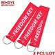 thumbnail image 1 of LLavero de cadena de moda, llaveros de lanzamiento, Bijoux para motocicletas y coches, bordado personalizado, 3 uds., 1 of 4