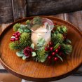 thumbnail image 5 of WMQPNNS Nouvelle Couronne de Baies Tendance pour Porte d'Entrée Élégante Vacances avec Baies Rouges Festive Hiver pour Intérieur Extérieur Maison Offres du Jour Liquidation, 5 of 5