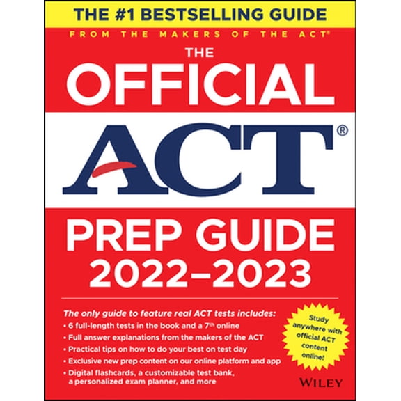 Pre-Owned The Official ACT Prep Guide 2022-2023, (Book + Online Course) (Paperback)