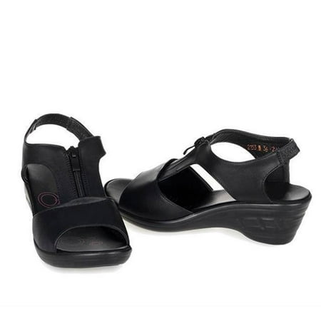 

PEASKJP Womens Flip Flops Summer Women Lightweight Printed Open Toe Comfortable Casual Sandals Dress Beach Shoes Black 8
