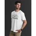 thumbnail image 2 of Fixed Gear Vintage Bicycle T-Shirt Men -Image by Shutterstock, Male Medium, 2 of 4