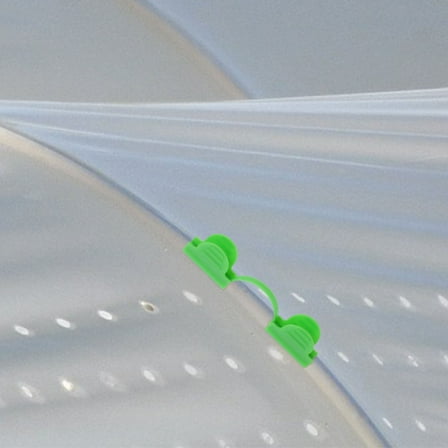 HEANUJJ 1Set Sturdy Black Fiber Hoops for Raised Beds Garden Netting Supports Greenhouse Frame Kit