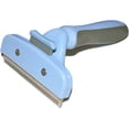 thumbnail image 1 of Pet Lover's Delight, Dual Head Deshedding Brush with Rounded Stainless-Steel Blade, Non-Slip Rubber Handle for Cats & Dogs, Sky Blue, 1 of 5
