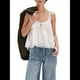 thumbnail image 2 of Camiseta Sin Mangas con Ribete de Encaje para Mujer, Estilo Y2K, con Lazo Frontal, Semitransparente, , Sin Mangas, con Cuello Redondo y Holgada. S, 2 of 10