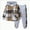 05 Grey, variant on Gerichy Toddler Baby Boy Clothes Fall Winter Toddler Boy Clothes Plaid Long Sleeve Hoodie Sweatshirt Pants 2pcs Fall Winter Boys Outfit Set