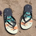 thumbnail image 5 of Flip Flops For Unisex Waterproof, Summer Pool Non-Slip Dressy Thong Sandals Open Toe Lightweight Cute Shower Shoes,51, 5 of 5