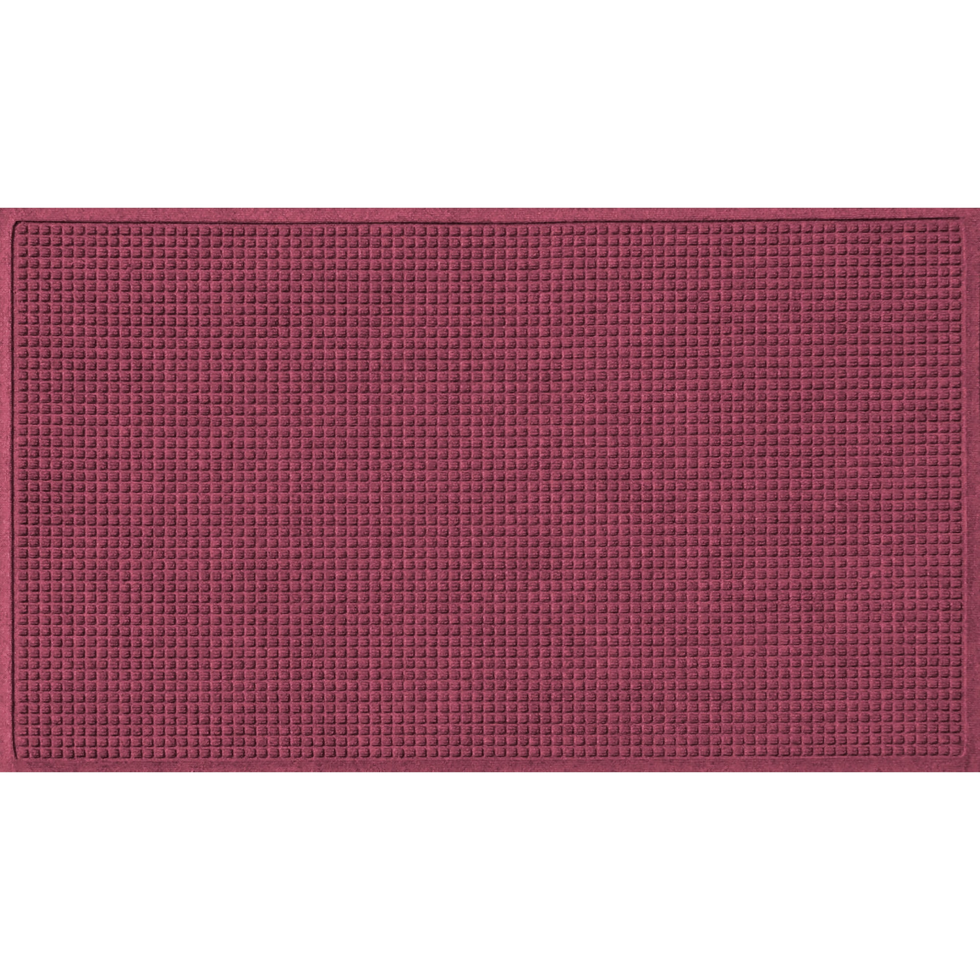 Aqua Shield Squares Doormat, Bordeaux, 3'x5'