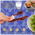 thumbnail image 6 of Pioneer Flower Floral Print Pattern Round Tablecloth 60 X 60 Inch, Wrinkle Resistant Wipeable Table Cloth for Kitchen Dining Picnic Patio Party, 6 of 6
