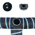 thumbnail image 3 of Billuyoard Túnel plegable para mascotas para interiores y exteriores, túnel de entrenamiento con agujeros para mascotas, juguete para mascotas Juguetes para gatos, 3 of 6
