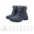 thumbnail image 3 of Botas De Nieve De Invierno Botas de nieve con forro de piel cálida y acogedora para mujer Bota de nieve de talla grande para invierno Likrtyny Tenis De Mujer Tenis De Hombre, 3 of 7
