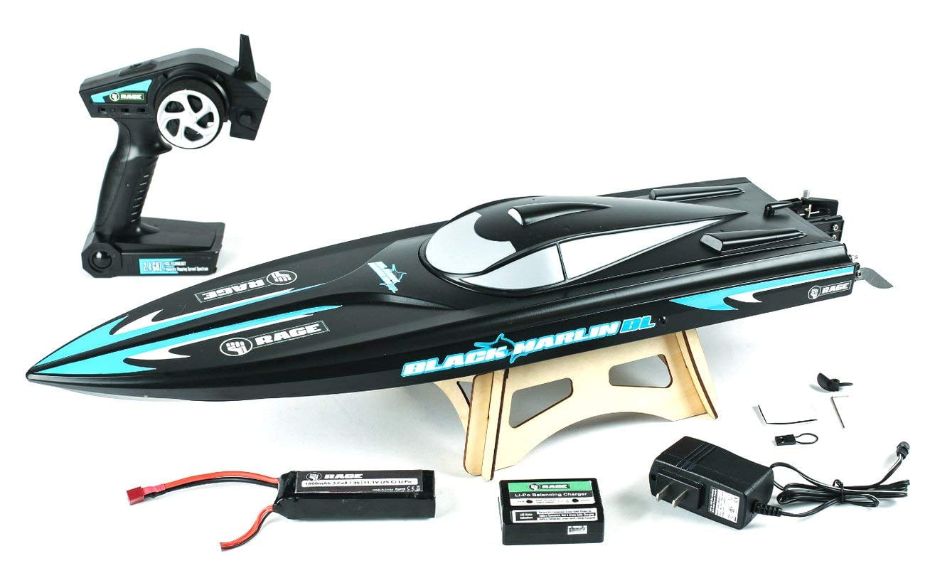 Rage RC B1205 Black Marlin Brushless RTR Boat RGRB1205
