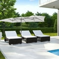 thumbnail image 2 of Costway 15FT Double-Sided Patio Market Umbrella Large Crank Handle Vented Outdoor Twin, 2 of 10