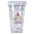 thumbnail image 1 of Taza de agua caliente, taza de agua con patrón de niña de dibujos animados lindo, taza para sorber, rendimiento inigualable, 1 of 8
