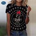 thumbnail image 1 of Disney Cartoon Tee Shirt Mickey Mouse Women Short Sleeve Print Love Sweet Cute 90s Clothing Casual Fashion Graphic T-shirts150 Gao Jinjia LED, 1 of 2
