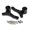 Black Front shock, variant on Yihuala Upgrade Part Tower Damper Mount Assembly Replaceable Accs of 1:10 TRXA4 E-REVO2.0 Car Accessory