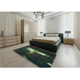 thumbnail image 5 of Ahgly Company Machine Washable Indoor Rectangle Transitional Sea Green Area Rugs, 7' x 10', 5 of 7
