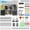 132-piece accessories set, variant on 132/204/305/405Pcs Assorted Fishing Tackle Kit, Fishing Hooks Weights Sinkers Spinner Blade Set with Tackle Box for Bass Trout Bluegill Crappie