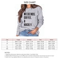 thumbnail image 5 of Sudadera informal de cuello redondo para mujer, manga larga, corte holgado, letras estampadas para primavera y otoño, gris XXL, 5 of 5