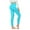 Sky Blue, variant on VSSSJ Womens Plaid Print Leggings Slim Fit Hip Lifting High Waist Lightweight Tights Comfortable Fitness Running Yoga Full Length Pants Gray L
