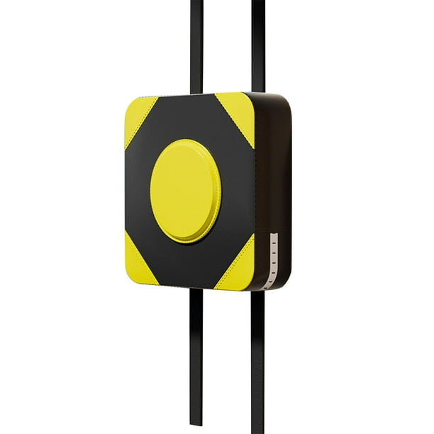 Entrenador de boxeo de pared para adultos, almohadilla de boxeo de pared para práctica de tiro al blanco Amarillo 40cm