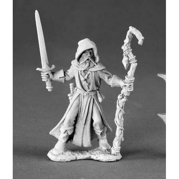 Reaper Miniatures Karlov Diedrich, Wizard #03484 Dark Heaven Unpainted Metal
