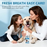 Pet Dog Dental Care Spray, Breath Freshener Dog Teeth Cleaning Spray for Bad Breath, Reduce Plaque & Tartar, No Brushing