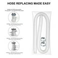 thumbnail image 3 of 2 Pack Swimming Pool Replacement Hoses,1.25" Diameter x 59" Length Pool Filter Replacement Hoses for Above Ground Pools, 3 of 7