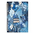 thumbnail image 2 of A5 Notebook, Single Back Sheet Printed on One Side, 60 Sheets Butterflies and Books, 2 of 8