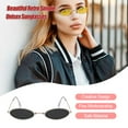 thumbnail image 3 of Sun Eyewear Creative Simple Unisex Spectacles Multi-functional Metal Male Female Children Elderly Frame Fashionable Novel Style Vintage Travel Supply Type 12, 3 of 6
