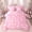 Pink White, variant on Erosebridal Rainbow Hearts Bedding Comforter Set, Love Theme King Bedding Sets, Pink Reversible, 7pcs