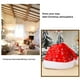 thumbnail image 3 of Sombrero de Navidad Gorras de Navidad Decoración de fiesta Sombreros Amigables con la piel Lindos Sombreros de Papá Noel Tocado clásico para Kits de decoración para fiestas Flor de nieve plateada Inteprter HA069655-01, 3 of 6