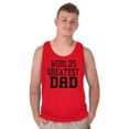 thumbnail image 3 of Father's Day World's Greatest Dad Tank Top Sleeveless Tee Men Brisco Brands S, 3 of 6