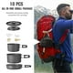 thumbnail image 3 of Camping Cookware Set, Pot, Frying Pan, Non-Stick, Lightweight, Stackable, Storage Bag, Suitable for 2-3 People, Outdoor Utensils, 3 of 4