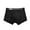 Black, variant on Men's Fashion Letter Printed Panties Comfortable Straight Leg Cut Tight Boxer Briefs Lightweight Four Corner Fit Casual Underpants for Daily Wear and Sports Red XXXL