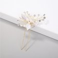 thumbnail image 2 of Jumpingount Boda novia perla artificial cristal horquilla nupcial diademas tocado pelo Clip joyería Ropa, zapatos y accesorios Miscelánea No. 4 Jumpingount AP006933-04, 2 of 6