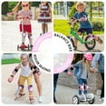 thumbnail image 6 of BOSONER Kids/Youth Knee Pads Elbow Pads Wrist Guards Set for 3-15 Years, Child Protective Gear Set for Roller Skates, Cycling, BMX Bike, Skateboard, Inline Skating, Scooter Riding Sports, 6 of 8