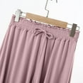 thumbnail image 4 of Ailaofu Women's Buttery Soft Modal Pajama Set - Breathable 2-Piece Lounge Sleepwear with Elastic Waist, 4 of 5