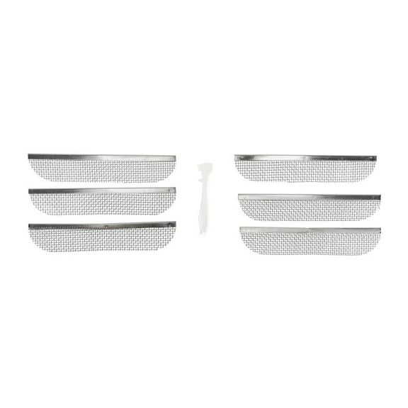 Camco Camper/RV Flying Insect Screen | Measures 8-1/8-Inches x 1-1/2-Inches | 6-Pack (42154)